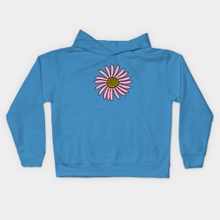 Beautiful, Cute, Pretty, Pink flower design. Kids Hoodie